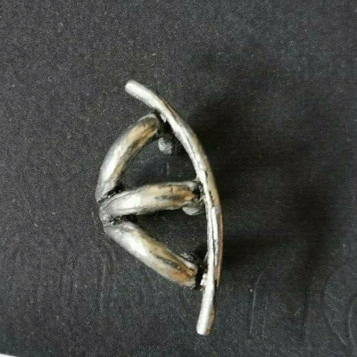 Cage Top Stud (1) Pewter ALCHEMY GOTHIC
