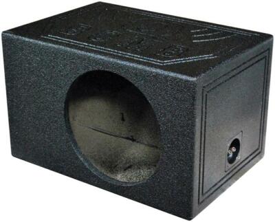 Q Power QBOMB12VLSINGLE Single 12'' Ported Subwoofer Box w/Bedliner Paint Coating