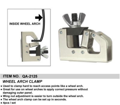 4 piece Wheel Arch welding Clamps New Wurth Brand 