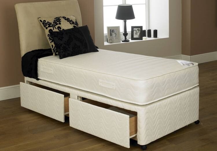 SALE ON FURNITURE SINGLE SIZE DIVAN BASE w OPTIONAL MATTRESS