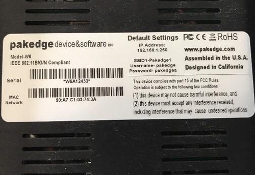 Pakedge W6 Enterprise-Class High Power Throughput Wireless-N Access Point