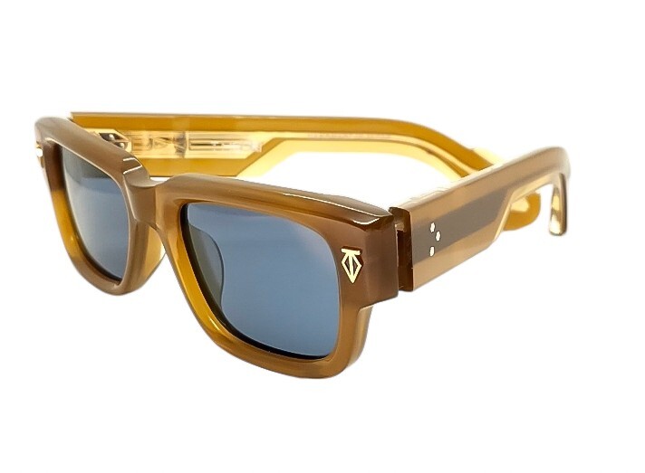 T-Henri Taycan sunglasses Col. Patina ( Brown-Gold ) / Blue