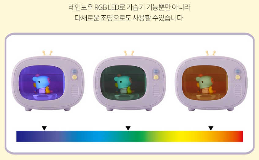 BTS BT21 Baby TV Mood Light Wireless Humidifier By Line Friends x Royche 2021