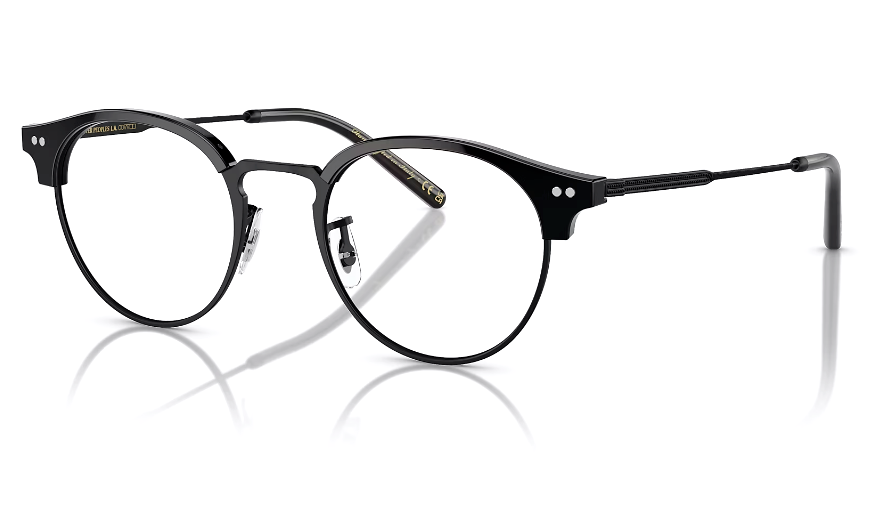 Pre-owned Oliver Peoples Ov5469 1005 Reiland Matte Black Black 46 Mm Men's Sunglasses In Demo Lens