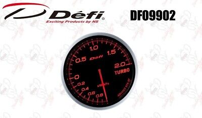 Defi Link Meter Advance BF Turbo Meter Red Φ60 -100kPa～200kPa DF09902