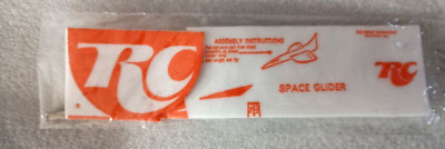 RC Royal Crown Cola Foam Testor Space Glider Plane Promo 1970s NOS New Sealed