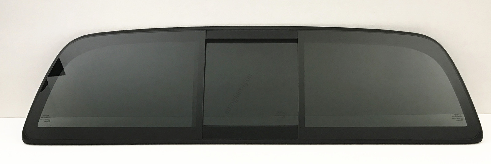 Power Sliding Back Window Glass Rear Slider W/Logo OE For 17-23 Toyota Tacoma