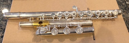 Used Gemeinhardt Solid Silver Open Hole Flute 3SB #671926