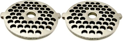 2Pack Meat Grinder Plate Disc for FGA KitchenAid Mixer Food Chopper 3/16'' Holes 