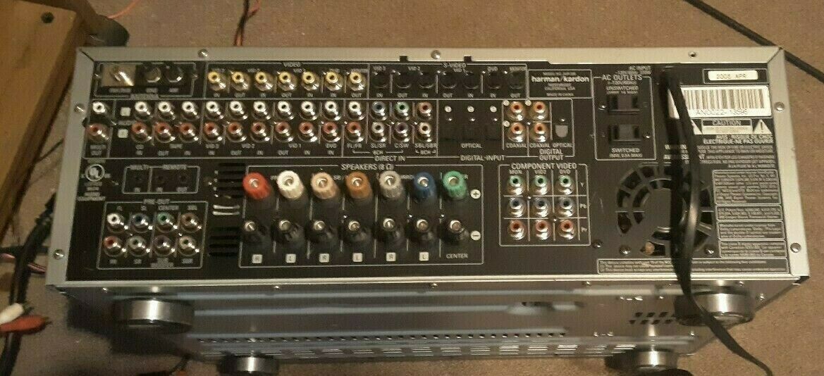 HARMON KARDON HOME THEATER RECEIVER AVR 335 7.1 CH