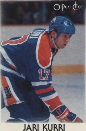 1987-88 O-Pee-Chee Leaders Mini - Jari Kurri #21