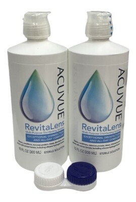  RevitaLens Multi-Purpose Disinfecting Solution (10oz/each Bottle) Exp 5/25