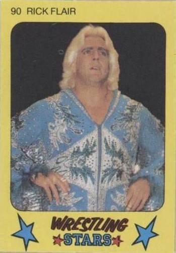 1986 Monty Gum Super Wrestling Stars - Ric Flair #90