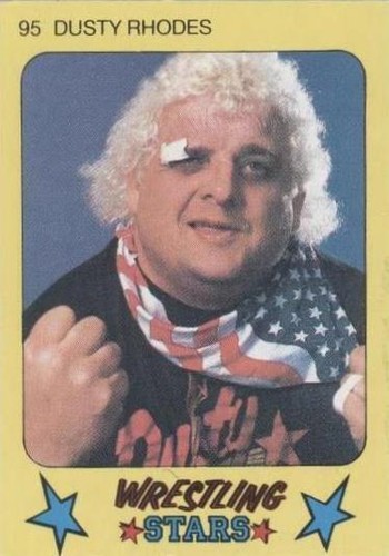 1986 Monty Gum Super Wrestling Stars - Dusty Rhodes #95