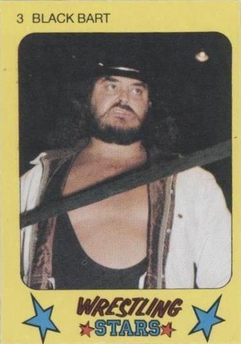1986 Monty Gum Super Wrestling Stars - Black Bart #3