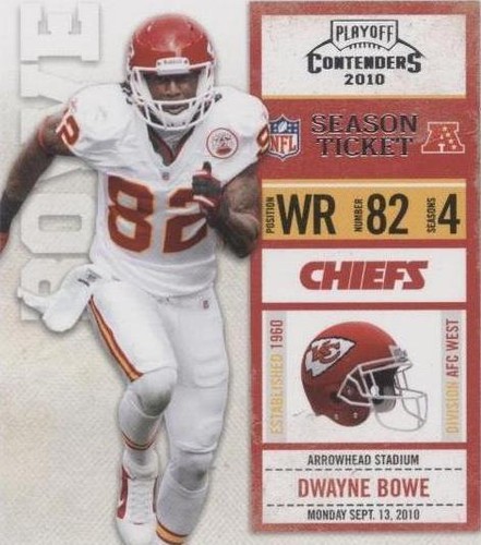 2010 Playoff Contenders Dwayne Bowe #046