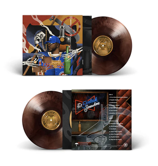 It's Five O'Clock Somewhere LP Mickey Diamond Bronze / Black