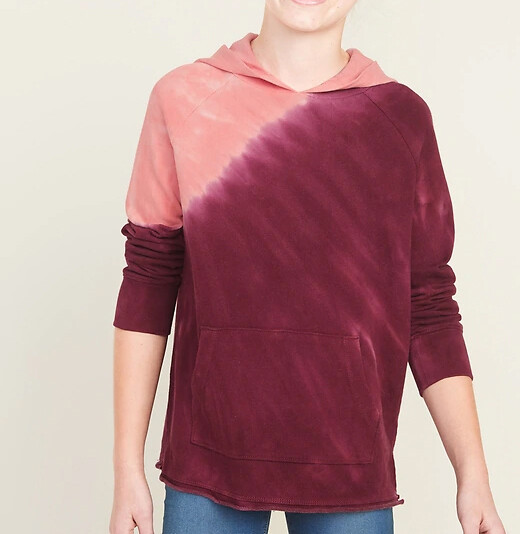 

OLD NAVY Пуловер с капюшоном из французской махровой ткани для девочек #55382-5 #4