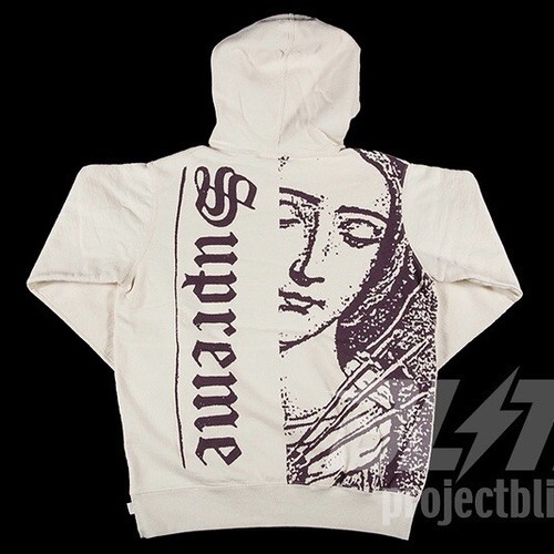 Pre-owned Supreme Ss20  Mary Hooded Sweatshirt Hoodie Natural Size L Large 2020 In Beige
