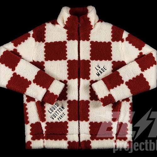 Louis Vuitton x Nigo Jacquard Damier Fleece Blouson Jacket
