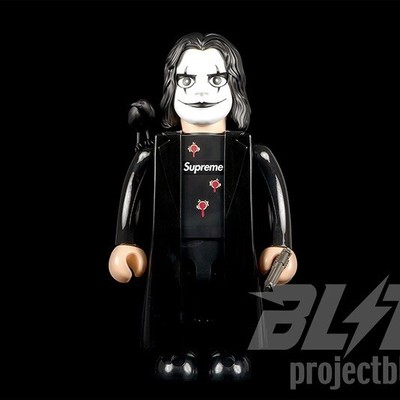 FW21 Supreme x The Crow Kubrick Bearbrick 1000% Medicom Be@rbrick 2021