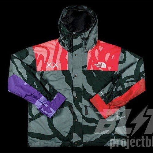 s*a様 The North Face Kaws 1986 Mountain J FW21 The North Face x Kaws Retro 1986 Mountain Jacket BALSAM