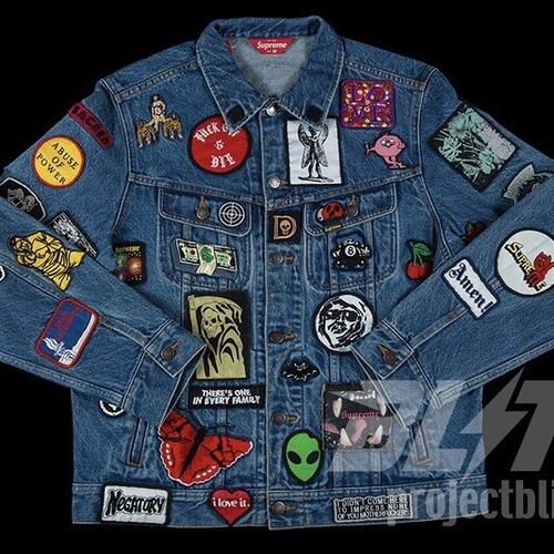 ジャケット・アウター 18ssSupreme /Patches Denim TruckerJacket Supreme Patches Denim Trucker Jacket (SS18) - $398