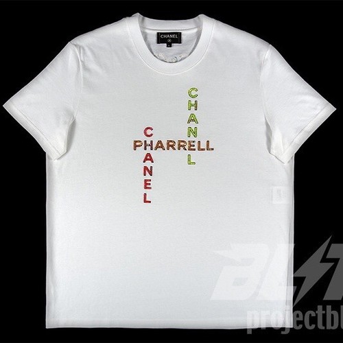 CHANEL X PHARRELL CAPSULE COLLECTION EMBELLISHED T-SHIRT
