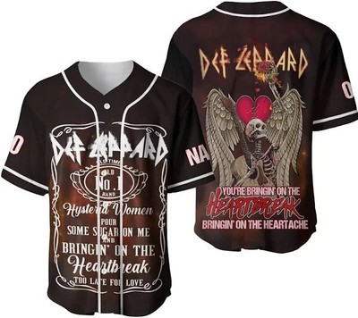 Def Lep-pard Baseball Jersey Great design hot hot shirt