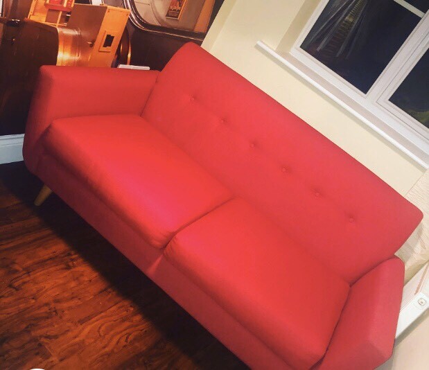 Sofology Bright Red Sofa Rrp 800 In Newton Aycliffe County