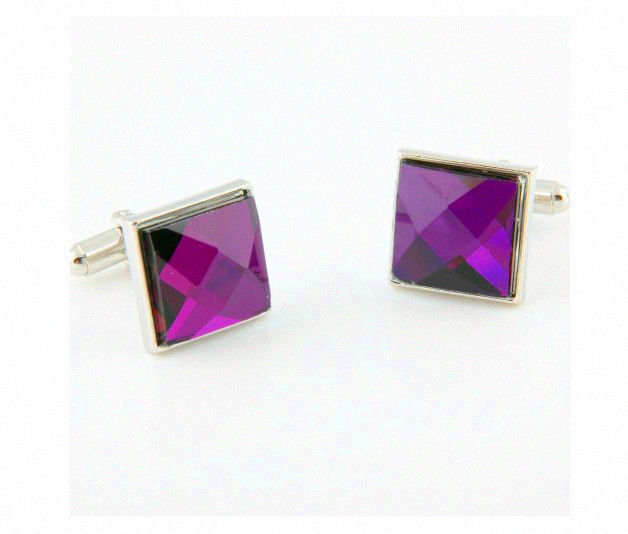 Men's Amethyst Cufflinks