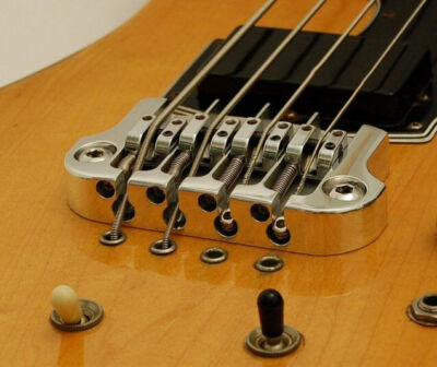 Brand new hipshot supertone chrome bass bridge