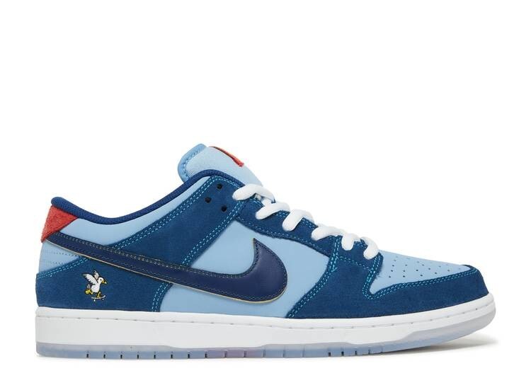 Pre-owned Nike Why So Sad X Dunk Low Sb The Predatory Bird Dx5549-400 | Coastal Blue/speed