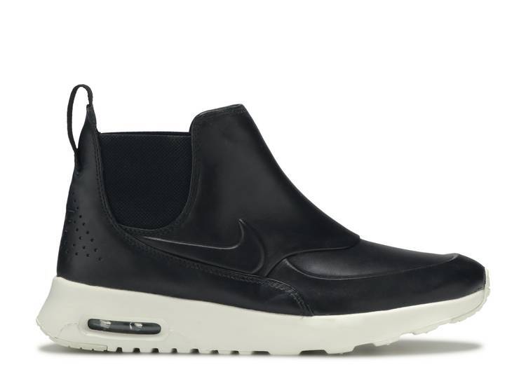 Женские ботинки Nike Air Max Thea Mid Chelsea Black Sail White 859550-001 Мода