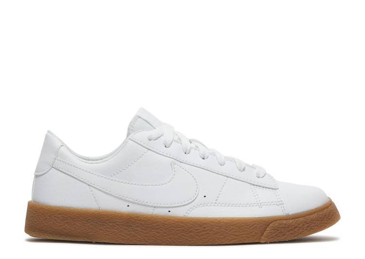 

Женские ретро кроссовки Nike Blazer Low GS White Gum Light Brown DH1060-100 6,5 лет = 8, Белый, Nike Blazer