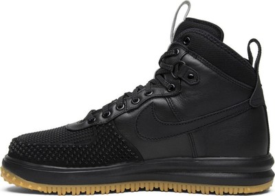 NIKE NIKE LUNAR FORCE 1 DUCKBOOT 'BLACK GUM' 805899-003 SHIP NOW