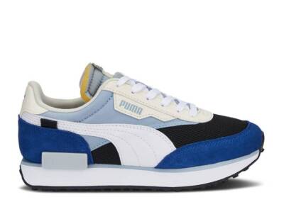 

Детские кроссовки Puma Future Rider Splash Jr Bluewash/черный/белый (381854 07), Bluewash/pumablack/pumawhite