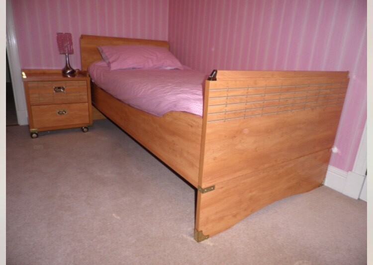 Gautier Polished Yew Single Bed Frame In Hyndland Glasgow Gumtree