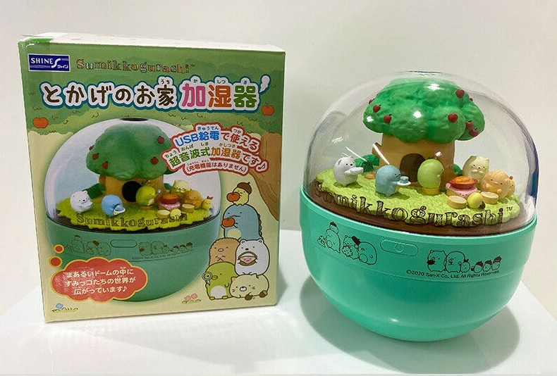 ISAYAMAX Houkago buy & eat club ジークレー額付 Sumikko Gurashi Lizard Tokage Home House Humidifier Original