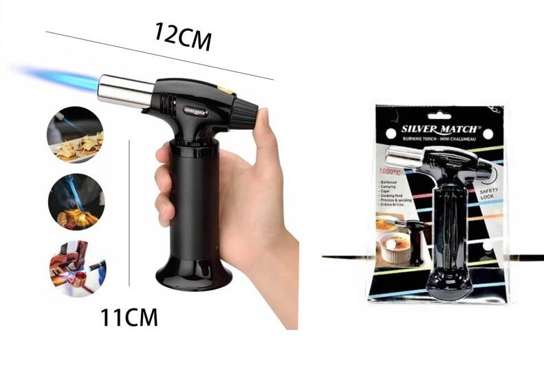 Cannello Bruciatore Saldatore Fiamma Ossidrica Ricaricabile Butano cir