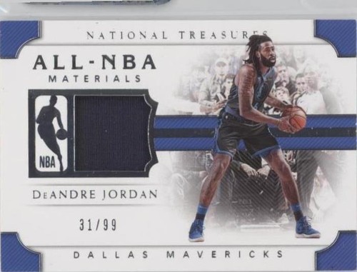 2018-19 Panini National Treasures - DeAndre Jordan #NBA-DJD