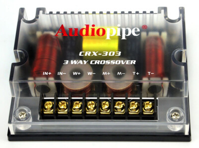 CRX303 Audiopipe 3-Way Passive Crossover Network 300W Max NEW!!
