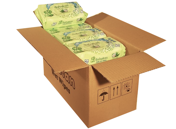 BEBELAN Sensitiv Feuchttücher, Aloe Vera und Kamille, 97% Wasser 16x66 1056Sk. 