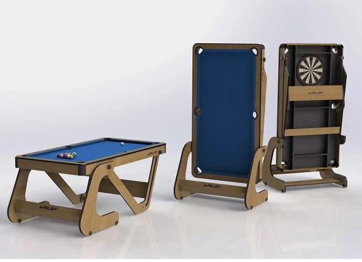 Riley folding 6ft pool table in Kirby Muxloe, Leicestershire Gumtree