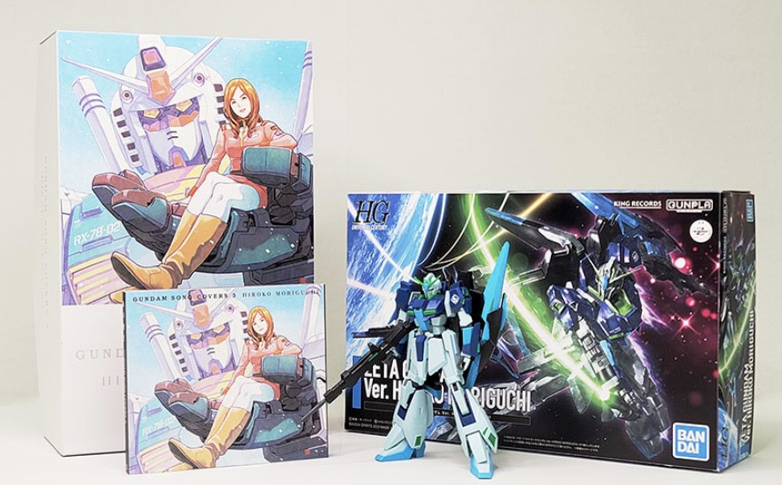 未組立　HG Zガンダム　Ver. HIROKO MORIGUCHI GUNDAM SONG COVERS3SP Box HGUC 1/144 Z GUNDAM Ver. HIROKO