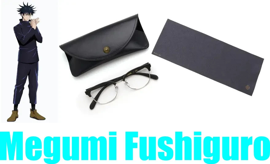 Jujutsu Kaisen Jins Glasses Megumi Fushiguro Model UMF-21A