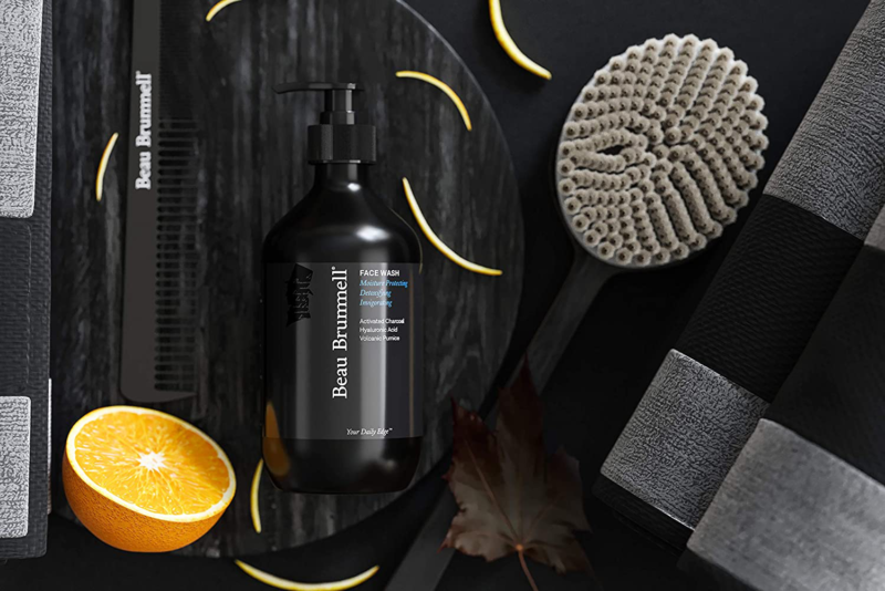 Men&rsquo;s Foaming Face Wash with Activated Charcoal by Beau Brummell | Facial Clea