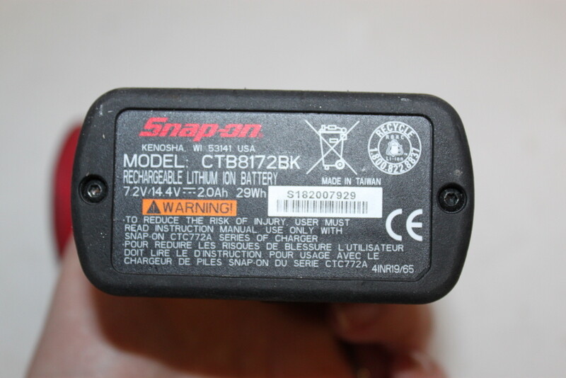 Snap-On CTPP761AHV Cordless 14.4 V Polisher Preparation MicroLithium Cordless