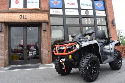 2018 Can-Am® Outlander™ MAX XT™ 650 Brushed Aluminum & Can-Am R 0 Brushed Alumi
