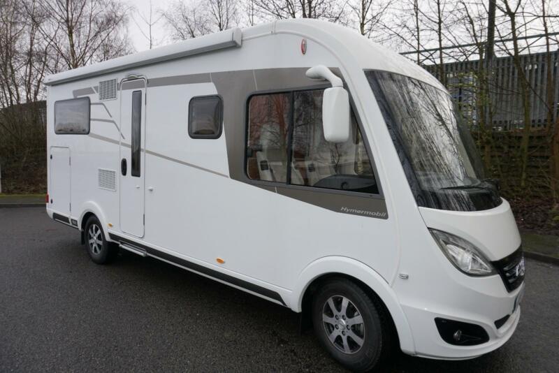 Hymer B534 DL Duomobil A Class Luxury Rear Garage Motorhome For Sale